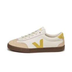 Weiße Sneaker*Veja Volley W *O.T. Leather* White / Liquor / Bark