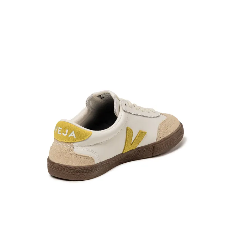 Weiße Sneaker*Veja Volley W *O.T. Leather* White / Liquor / Bark