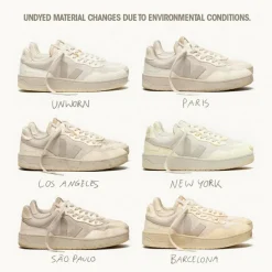 Weiße Sneaker*Veja x Asphaltgold V-90 Shades of Time