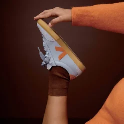 Leder Sneaker*Veja x Make My Lemonade Volley O.T. W Steel / Pumpkin