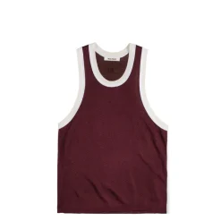 T-Shirts*Wales Bonner Rio Tank Top Bordeaux