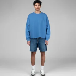 Crewnecks*YMC Studio Sweatshirt Blue